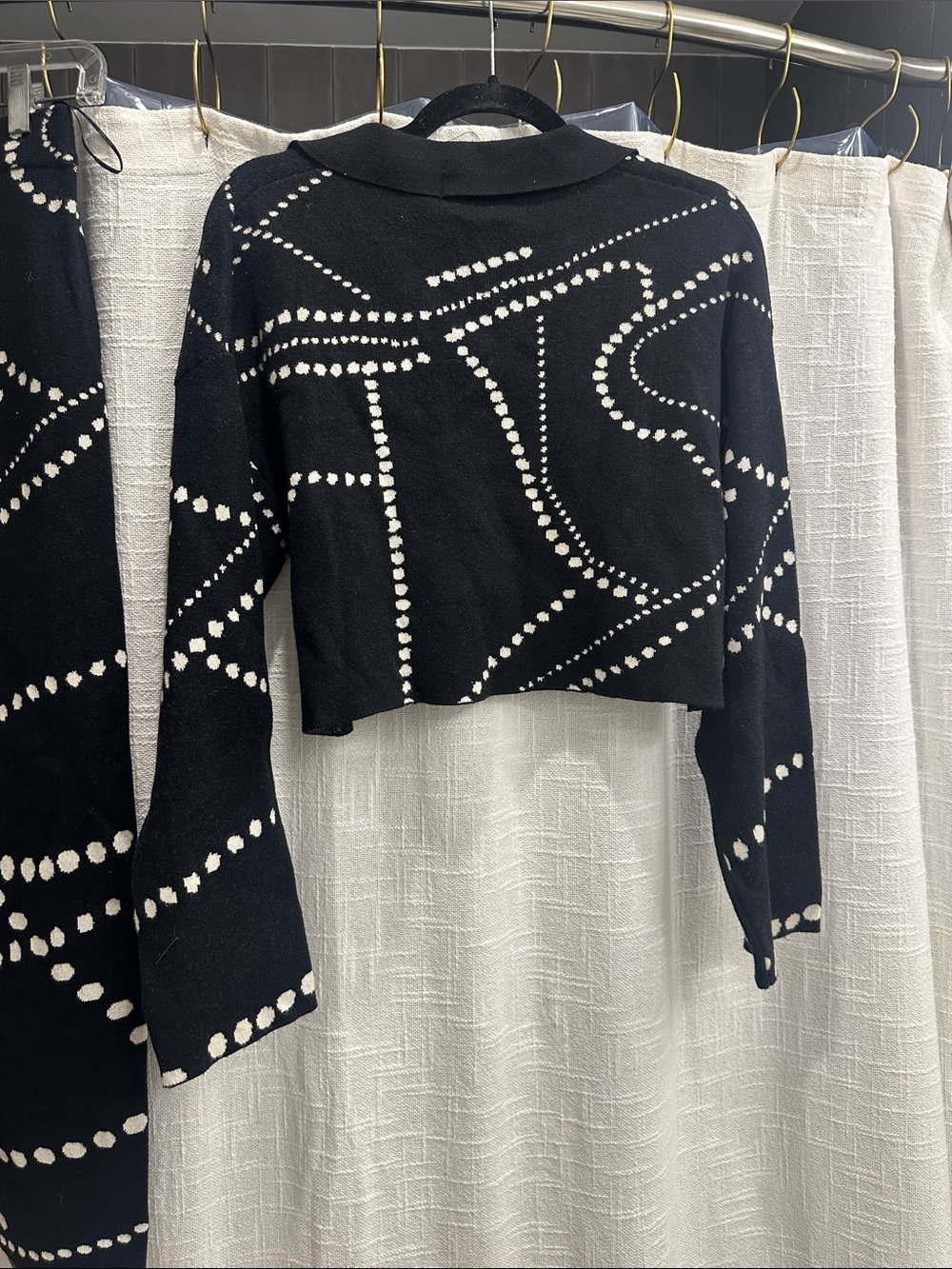 akira sweater and skirt size small geometric - Picture 7 of 8